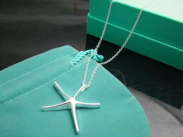***BEAUTIFUL*** solid sterling silver starfish pendant and chain